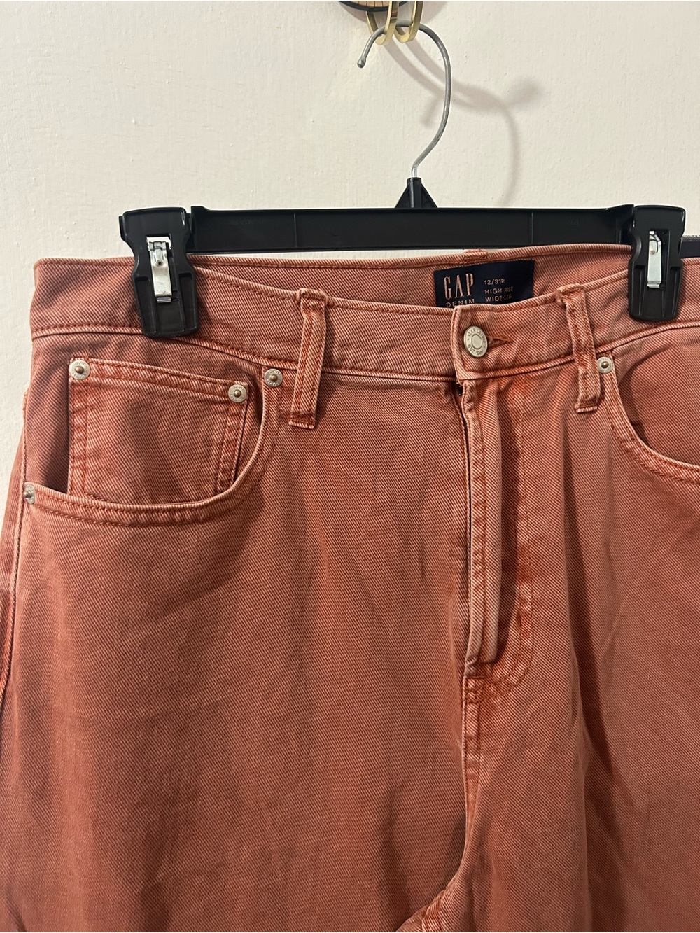 Gap • High Rise Wide-Leg Jeans NWT | Cedar Wood Red - Picture 5 of 5